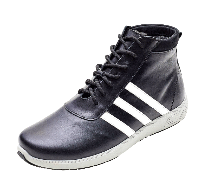 Envelope-type lace-up shoes