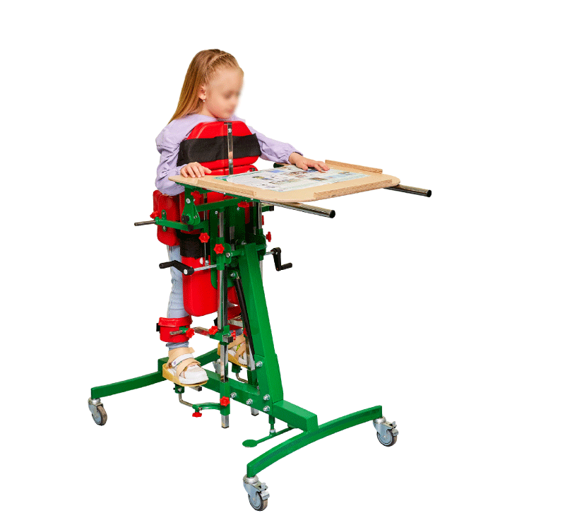 Rack (verticalizer-rack inclined) with elements of fixation of the torso “Eos - 1”