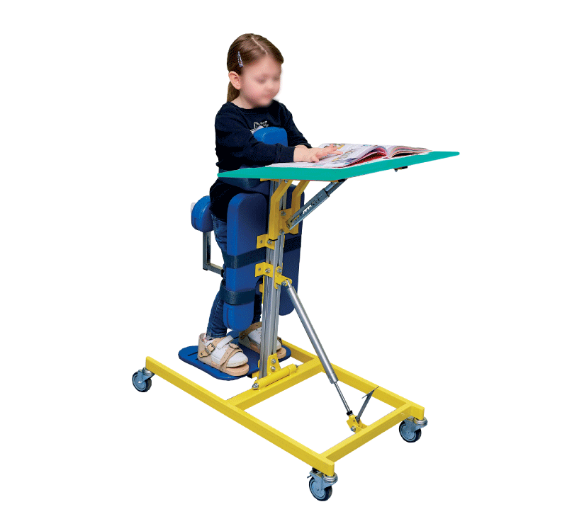 Rack (verticalizer-rack inclined) with elements of fixation of the torso “Spd-01”