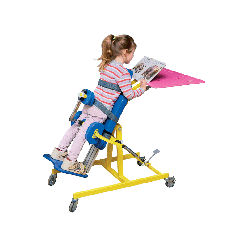 Stand (verticalizer - inclined stand) with elements of fixation of the torso “VO-01”